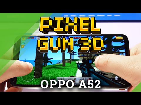 Pixel Gun 3D on OPPO A52 - Gaming Quality Test