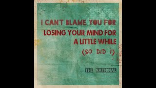 The National - Slipped vocal cover, September 13th 2025