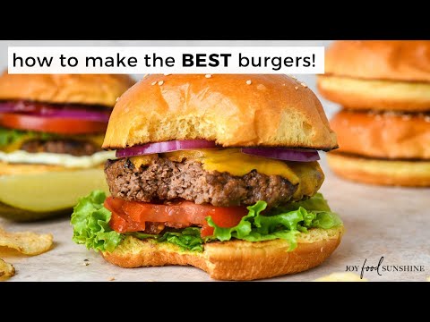 How to Make the BEST Burgers! (Hamburger Recipe)