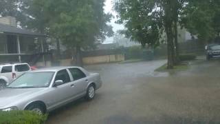 Sudden rain in Lafayette