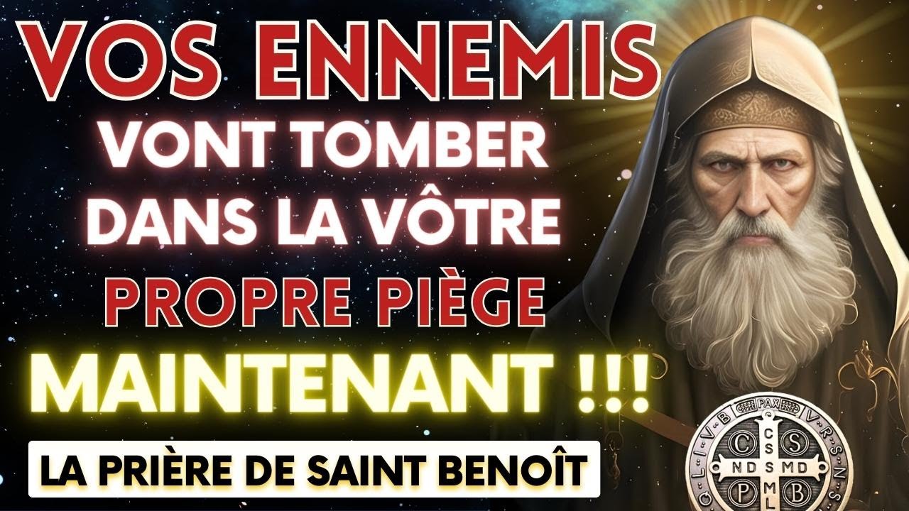 🛑PRIÈRE MIRACULEUSE DU CHAPELET DE SAINT BENOÎT POUR QUE VOTRE ENNEMI TOMBE DANS SA PROPRE PIÈGE