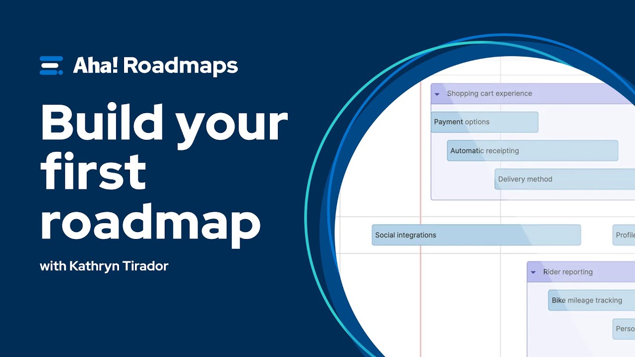 Aha! Roadmaps | Build your first roadmap