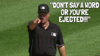 MLB Overly Sensitive Umpires