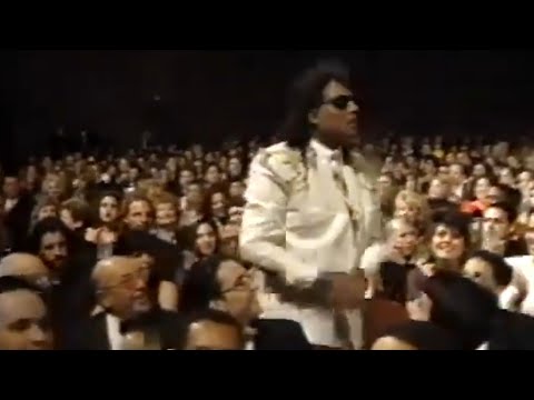 Little Richard receives Lifetime Achievement Award at the 35th Annual Grammy Awards (1993)