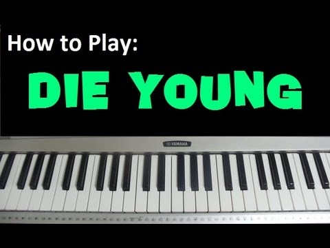 How to Play "Die Young" by Kesha - Piano Tutorial & Lesson (HD)
