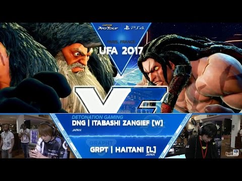 SFV: DNG Itabashi Zangief vs GRPT Haitani - UFA 2017 Grand Final - CPT 2017