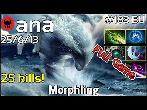 25 kills! ana [OG] plays Morphling!!! Dota 2 Full Game 7.22