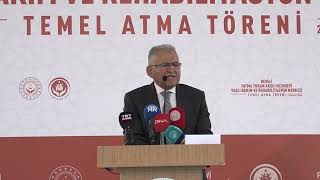 baskan buyukkilic bakan goktas ile develide huzurevi temel atma torenine katildi