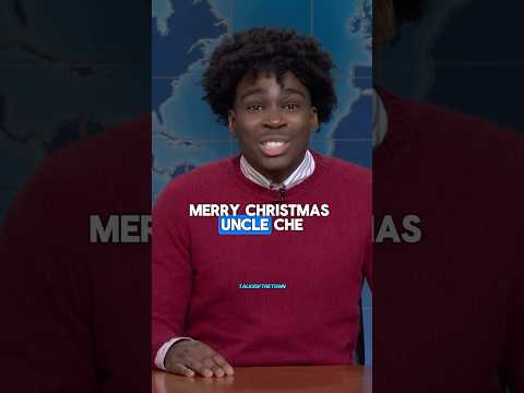 Kam Patterson Tells Santa His Wish List with his “Uncle” Che! | SNL Weekend Update Ft. Kam Patterson