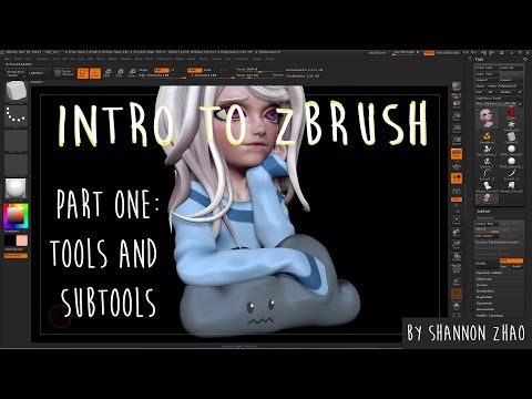 Intro to Zbrush pt. 1 - Tools and Subtools
