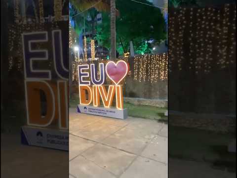 DIVINÓPOLIS / MG - Natal de Luz - Iluminação Natalina na Praça do Santuário no Centro