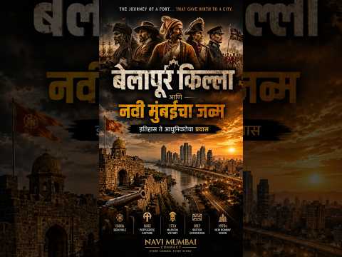 नवी मुंबईची सुरुवात एका किल्ल्यापासून! | Belapur Fort History | Navi Mumbai Documentary