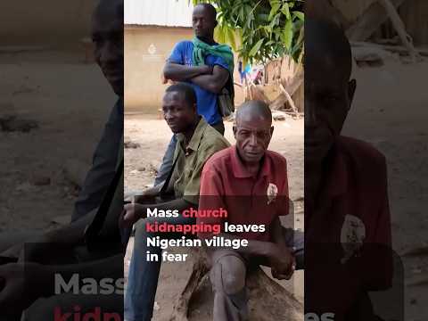 Fear grips Nigerian village after mass church kidnapping | AJ #shorts