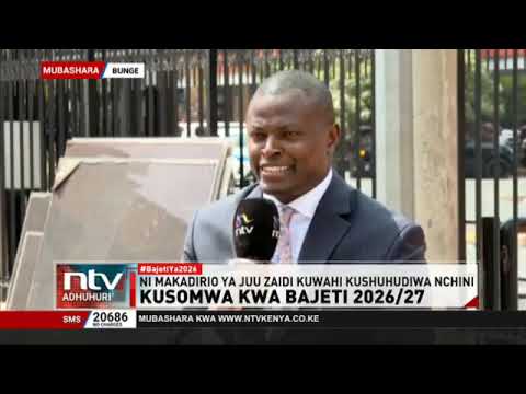 CS Mbadi tables the 4.8 trillion shilling budget