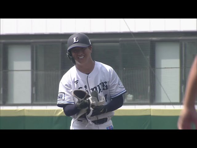 【ファーム】3連打で勝ち越しに成功!! ライオンズ・平沼翔太 レフト線へのタイムリー2ベース!! 2025年7月8日 埼玉西武ライオンズ 対 読売ジャイアンツ
