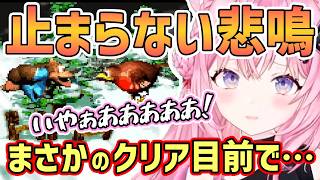 【ホロライブ切り抜き】こよりがDK3のゆきやまK3で悲鳴が止まらない！同じパターンでやられブチギレ！残機0で粘るも、まさかのクリア目前で…？【博衣こより/スーパードンキーコング/ホロライブ】