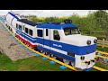 Train Vs Train Cart Cartoon - Lego city Movie - Choo choo train kids videos