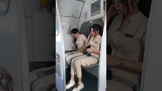 Download lagu Super Air Jet flight attendant’s seat: where simplicity meets ultimate safety ✨ mp3