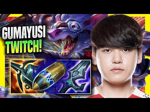 GUMAYUSI PICKS TWITCH WITH NEW RUNES! - T1 Gumayusi Plays Twitch ADC vs Xayah! | Preseason 2022