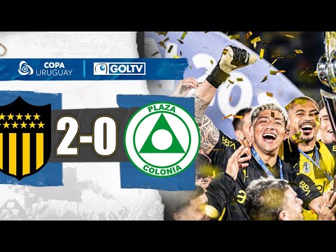 EL CARBONERO gana SU PRIMERA COPA URUGUAY | Peñarol 2-0 Plaza Colonia |  2025