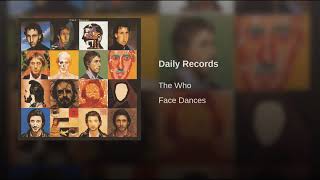 Daily Records ~ The Who
