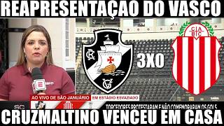 💢🤍VASCO 3X0 BARRACAS CENTRAL! CRUZMALTINO VENCE E GARANTE VAGA NOS PLAYOFFS DA SUL-AMERICANA! 🔥⚽