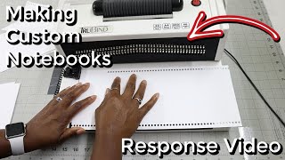 How To Make A 6-Inch Notebook- Custom-Size Notebooks- TruBind TB-S20A Coil Binding Machine