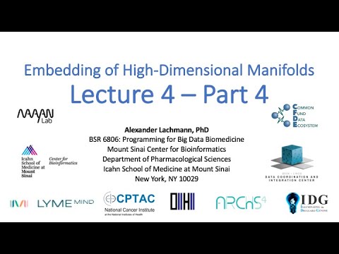 BSR 6806: Lecture 4 - Part 4 - High-Dimensional Manifolds - Alexander Lachmann - ISMMS - Spring 2023