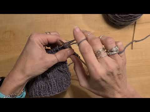 1/2 LC and 1/2 RC without cable needle - knitting tutorial