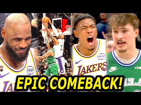 EPIC COMEBACK! Bumalik sa prime si LeBron James ayaw patalo sa rookie, ginalit si Luka!
