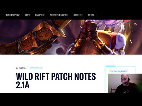 Wild Rift - Patch Notes 2.1a - 02.03.2021
