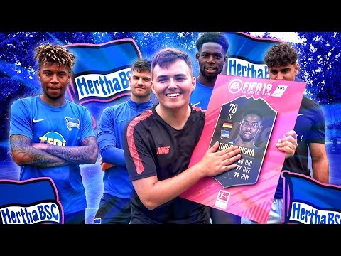 Die 500€ FUSSBALL CHALLENGE mit HERTHA BSC PROFIS