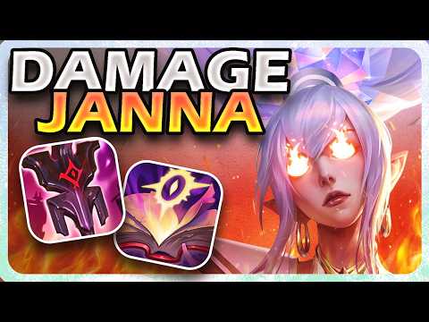 NEW SEASON 16 JANNA DAMAGE BUILD! | League of Legends