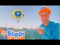 Blippi Flies From A Boat To Sky Blippi S Stories And Adventures For Kids Moonbug Kids