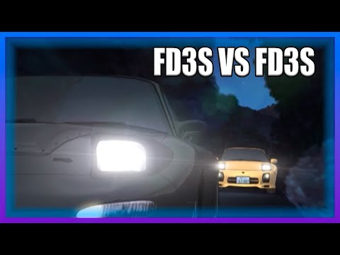 INITIAL D - FD3S VS FD3S (Kyoko Iwase) [HIGH QUALITY]