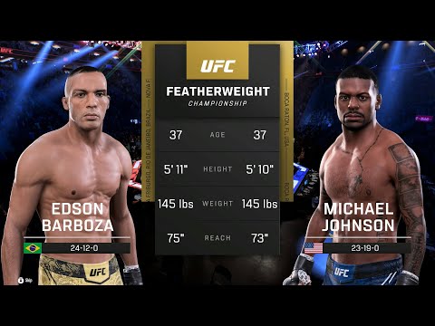 Edson Barboza vs Michael Johnson full fight
