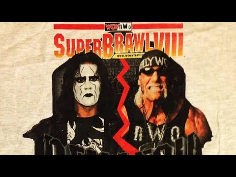 Sting Vs Hollywood Hulk Hogan WCW/NwO Superbrawl VIII 1998 Highlights 