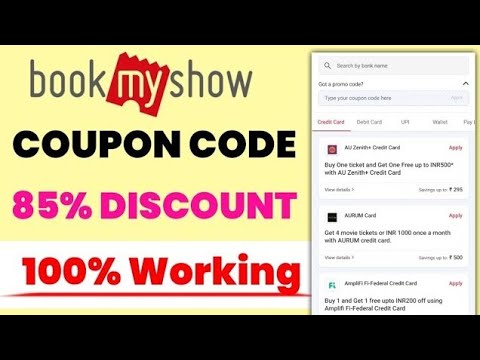 Bookmyshow Coupon Code 2025 | How To Book Movie Ticket Online | Discount Code | Bookmyshow