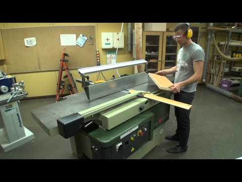 Abrichthobel Fügen breiter Werkstücke