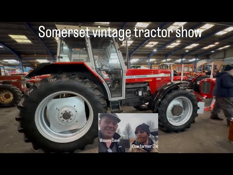 Somerset vintage tractor show , and I meet Cow Farmer Dan 