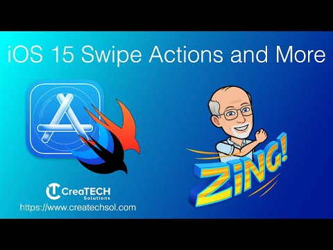 iOS 15 Swipe Actions, Enumerated List and more