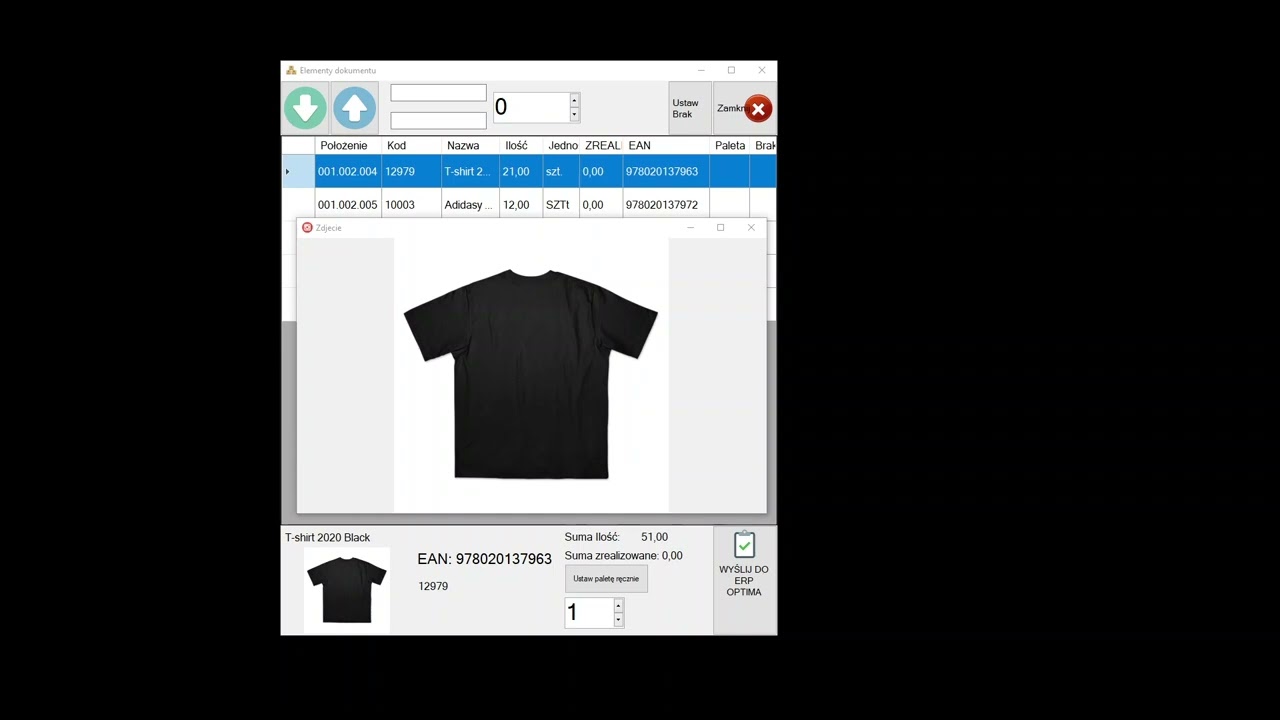 ELTE-S MAGAZYNIER - Realizacja RO