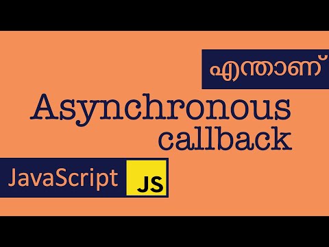 Asynchronous Callback | JavaScript | Malayalam