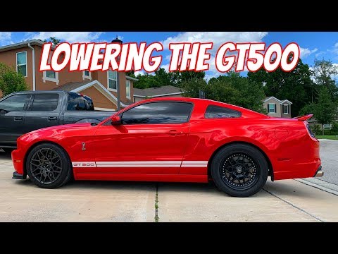 GT500 Essential Suspension Upgrades: Lowering Springs + Control Arms