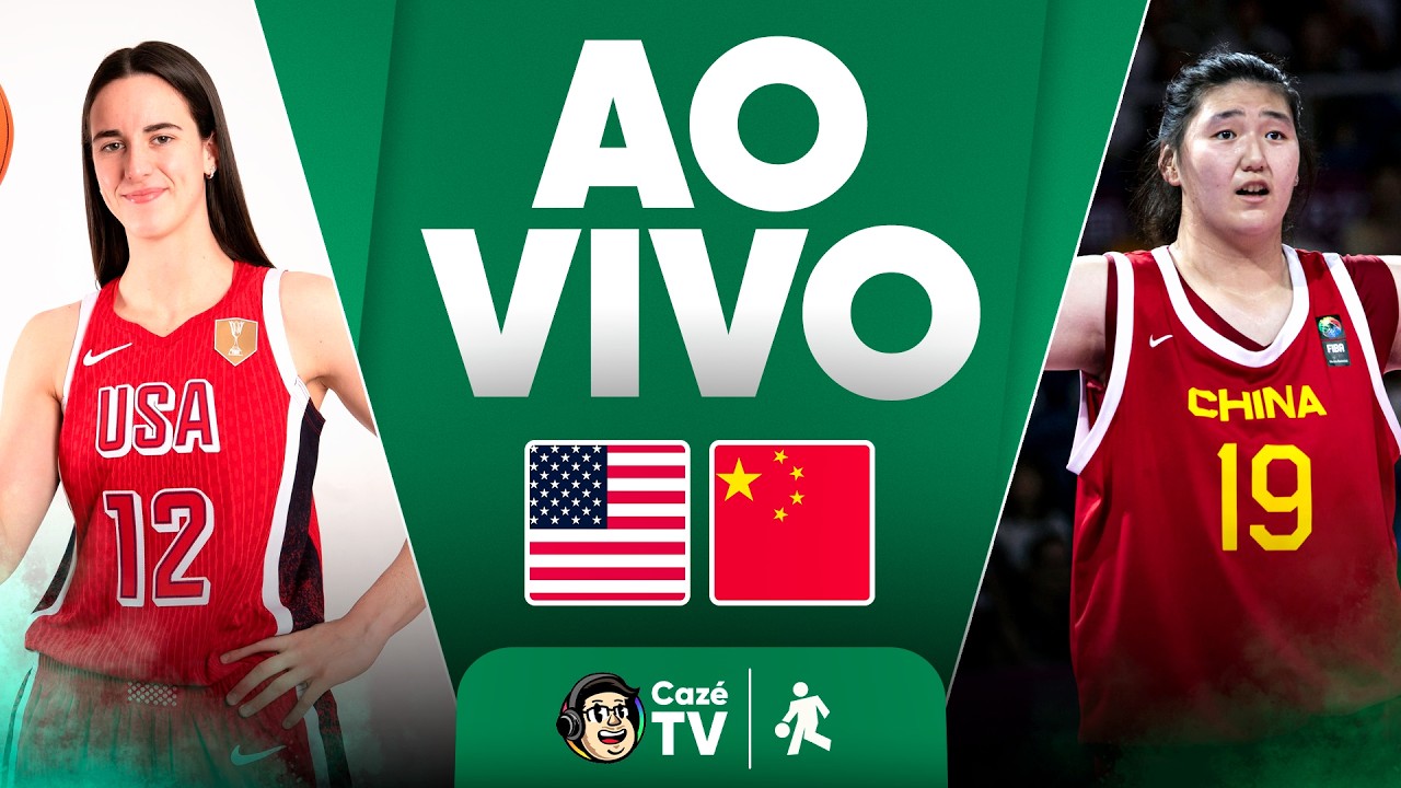 JOGO COMPLETO: ESTADOS UNIDOS X CHINA | COPA DO MUNDO DE BASQUETE FEMININO 2026 | 1ª RODADA