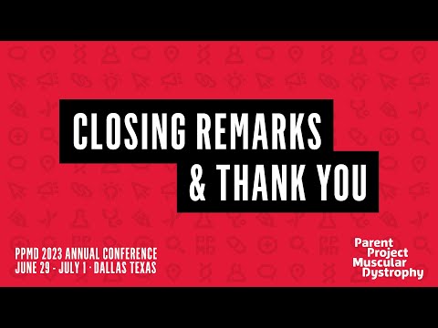 Closing Remarks & Thank You -- PPMD 2023 Annual Conference