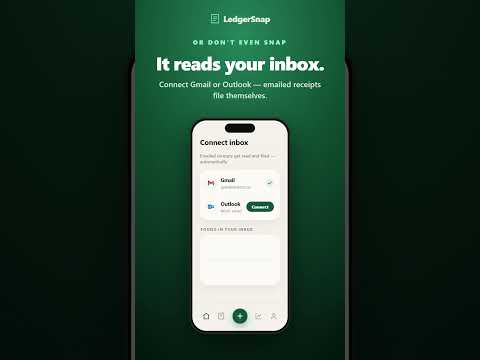 LedgerSnap - Receipts & Tax video thumbnail