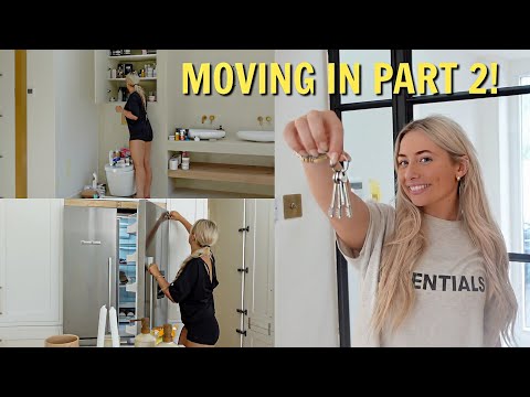 Moving into my dream house part 2!! Unboxing everything & the big food shop!