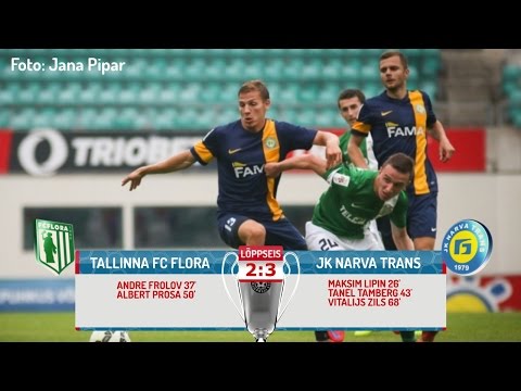 XXII voor 2015: Tallinna FC Flora - JK Narva Trans 2:3 (1:2)
