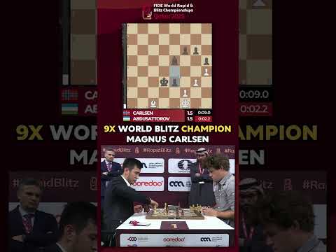 Magnus Carlsen WINS his 9th World Blitz Championship 🙌🏆
